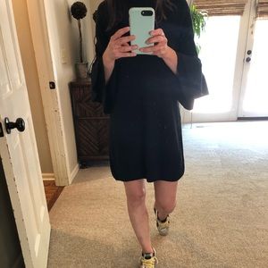 Anthropologie black sweater dress